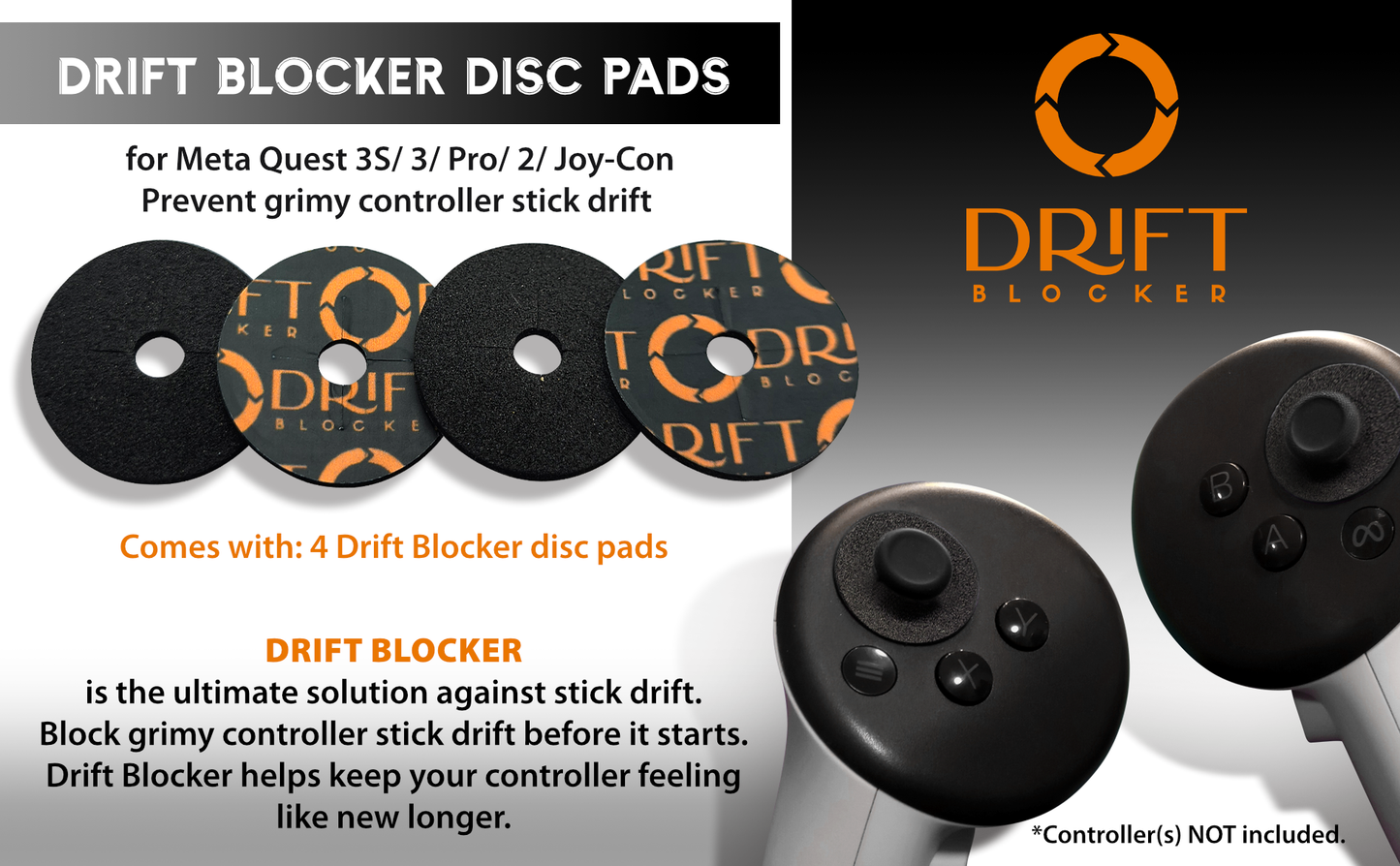 Drift Blocker - Meta Quest 3S\ 3 \ Pro \ 2