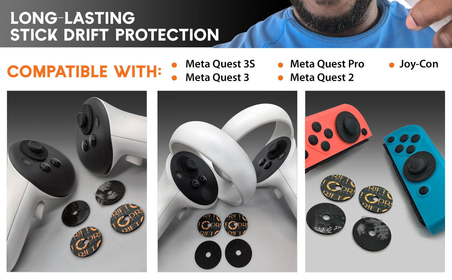 Drift Blocker - Meta Quest 3S\ 3 \ Pro \ 2